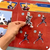 Ultraman Çıkartmalar Tam Koleksiyon - Bulmaca Çıkartmaları - 2