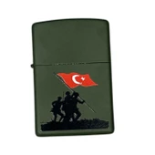 Zippo Turkey Soldiers Flag Design Çakmak 221-067542 (1-1) - 1