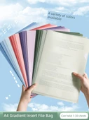 A4 Kağıt Depolama Klipsi - Gradyan Mor - Kalınlaştırılmış 20 Paket thumbnail 7