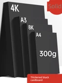 A3 Siyah Karton - 50 Yaprak - Kalın 230g thumbnail 2
