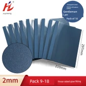 A4 Gentleman Orkide Bambusu Desenli Cambrik Kağıt Zarf 2mm Kalınlık - 10 Adet - 1