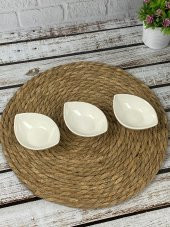 Hometarz 3 lü Seramik Çerezlik Sosluk Kahvaltılık Set - 5