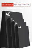 A3 Siyah Karton - 50 Yaprak - Kalın 230g thumbnail 7