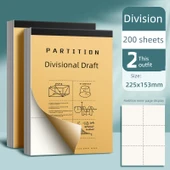 Kalem Defteri - 6 Bölmeli - Kalınlaştırılmış - 2 Paket (200 sayfa toplam) thumbnail 1