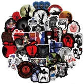 50 Adet Death Note Su Geçirmez Çıkartma - Laptop, Valiz, Su Şişesi için - 6