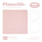 Taşınabilir Defter - Kare Boş - Pembe - 1