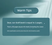 Kalem Defteri - 6 Bölmeli - Kalınlaştırılmış - 2 Paket (200 sayfa toplam) thumbnail 7