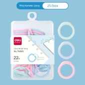 Sırt Kırtasiye Halkası - Plastik Karışık 22mm - 25 Adet - 1