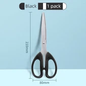 Büyük El Yapımı Kağıt Kesici - Siyah - 1