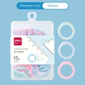 Sırt Kırtasiye Halkası - Plastik Karışık 15mm - 50 Adet - 1