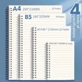 A5 Orta Ekstra Kalın Kareli Defter - 5 Adet - 120 Yaprak - 240 Sayfa - 3