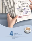 A5 Orta Kalın Çizgili Defter - 5 Adet - 80 Yaprak - 160 Sayfa - 8