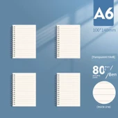 A6 Küçük Kalın Çizgili Defter - 5 Adet - 80 Yaprak - 160 Sayfa thumbnail 1