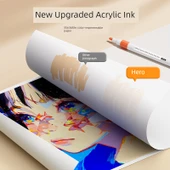 Akrilik Marker Kalem Seti - 48 Renk Yükseltme Mürekkebi ve 56 Parça Set - 4