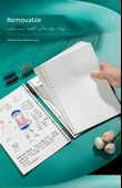 Retro B5 Gevşek Yaprak Defter - Kalın Kağıt B5 Yatay Çizgi 1 Yedek Çekirdek - 9