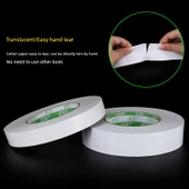 Şeffaf Çift Taraflı Bant - Asker Yeşili (Şeffaf) - 10mm - 2