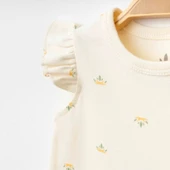 Lenaca Eslenza Baby Şort Tulum 0044 Bej thumbnail 2