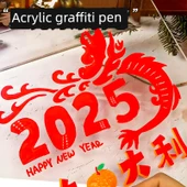 Akrilik Marker Kalem Seti - Doğrudan Sıvı Yumuşak Uç İleri Seviye 36 Renk - 2
