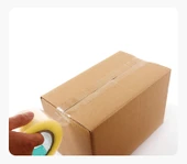 Şeffaf Paketleme Bandı - Sarı Şeffaf - 55mm - 10