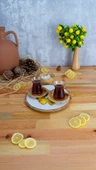 Kangura - Yuvarlak Tepsi Limon Küçük thumbnail 2