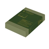 5 Yıl Sürekli Kullanım A5 Defter - Zeytin Yeşili + Ahşap Kutu - 1