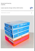 A4 Akrilik Dosya Tutucu - Şeffaf Dikey Kapaklı - 11