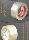 Şeffaf Paketleme Bandı 60mm x 165M - 5 Rulo - 10