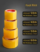 Dayanıklı Şeffaf Paketleme Bandı 45mm x 100M - 5 Rulo (Model 2) - 9