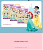 Prenses Sticker ve Küpe Seti - Disney Prenses Küpe 2 Tekrar Etmez - 9