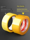Dayanıklı Şeffaf Paketleme Bandı 45mm x 100M - 5 Rulo (Model 1) - 4