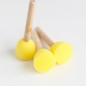 Çocuklar için Sanat Sünger Boya Fırçası - Tekli - 3cm Çap - 5