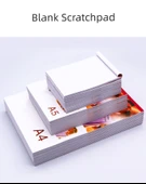 Beyaz Kağıt Not Defteri - A5 Orta Boy - 10 Paket thumbnail 7