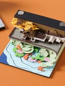 3D Kağıt Oymalı Yapışkan Not - Shengjing İmparatorluk Şehri Hediye Paketi - 5