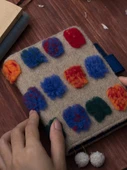 Retro Seyahat Kareli Defter - Elapsed Blues - Çizgili Sayfa - A6 - 6