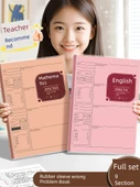 B5 Düzeltme Defteri - 10 Kitap [1 Çince + 4 Matematik + 2 İngilizce + 3 Fizik] - 2