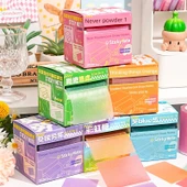 Su Geçirmez Frosted Parlak Yapışkan Notlar - [2 Kutuda] Reddetme Kaygısı + Gülümse Mavi Dişler (252 Etiket) - 1