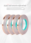 İletken Bakır Folyo Bant - 0.1mm Kalınlık x 10mm Genişlik x 25m Uzunluk - 5
