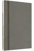 LATON TAVOİTE A5 TARİHSİZ PLANLAYICI TERMO DERİ YUMUŞAK KAPAK DEFTER 14x21cm 256 YAPRAK KOYU GRİ - 1