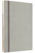 LATON TAVOİTE A5 TARİHSİZ PLANLAYICI TERMO DERİ YUMUŞAK KAPAK DEFTER 14x21cm 256 YAPRAK GRİ - 1