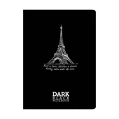 GIPTA DARK KARTON KAPAK SİYAH DEFTER A6 DÜZ 36 YAPRAK (2675) - 1