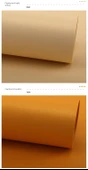 A2/4 Açık 8K Sarı Karton Kalınlaştırılmış DIY Kağıt - A2 (42*59.4cm) İpeksi Altın - 10 Sayfa - 12