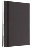 LATON TAVOİTE A5 TARİHSİZ PLANLAYICI KUMAŞ SERT KAPAK DEFTER 14x21cm 256 YAPRAK SİYAH - 1