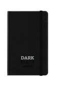 GIPTA DARK DERİ KAPAK SİYAH DEFTER 9x14 DÜZ 64 YAPRAK (2812) - 1