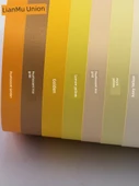 A2/4 Açık 8K Sarı Karton Kalınlaştırılmış DIY Kağıt - 4 Açık Sarı Serisi (9 Renk İçin 1) - 9 Sayfa - 3