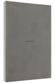 LATON UNELMA A5 TARİHSİZ PLANLAYICI PREMİUM TERMO DERİ YUMUŞAK KAPAK DEFTER 14x21cm 160 YAPRAK KOYU GRİ - 1