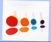 Sünger Boya Fırça Seti - 3cm Tek Fırça - 10