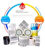 Parlak Beyaz PET Barkod Etiketi - 40x25 - 4000 Adet/Rulo - 2 Sıra thumbnail 10