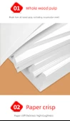 A3 Beyaz Karton 180G - 50 Yaprak (Orta Kalınlık) - 6