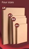 A4 Renkli Karton Kağıt - Açık Gri 180g/100 yaprak - 8
