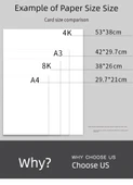 Kare 30cm Beyaz Karton 240G - 25 Yaprak (Kalınlaştırılmış) - 5